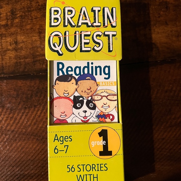 Brain Quest Q&A Cards & Brain Quest 1st Grade Reading Both 1st Grade - Picture 2 of 12